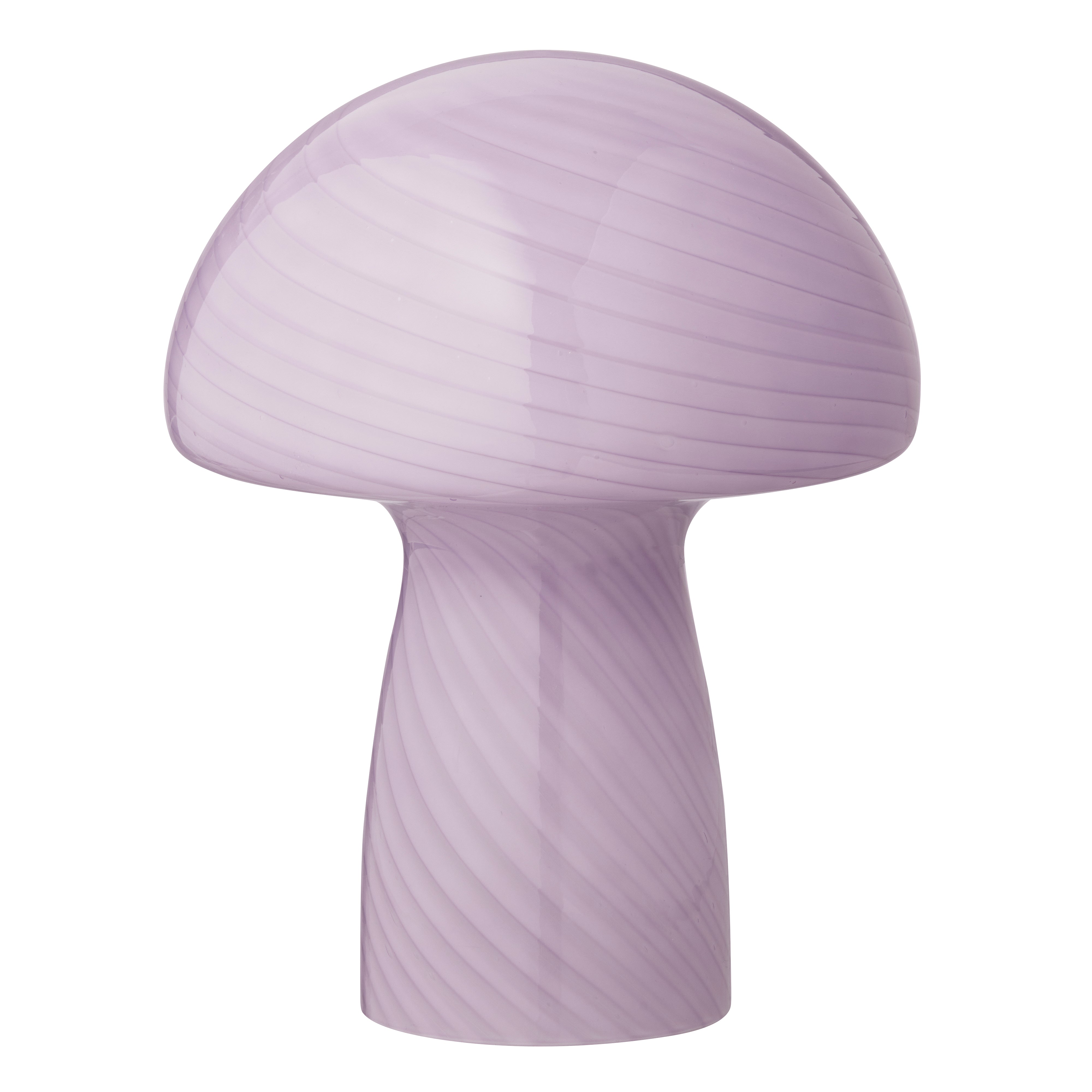 Mushroom bordlampe, lavendel - H23 cm.